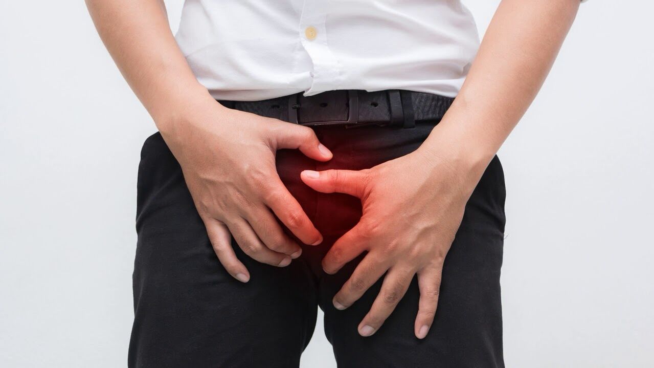 bolečine v dimljah s prostatitisom