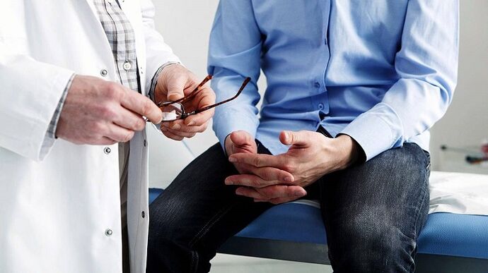 napotitev k specialistu za prostatitis