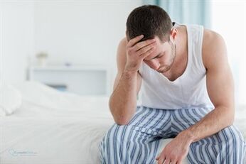 Hudo slabo počutje je eden od simptomov akutnega prostatitisa